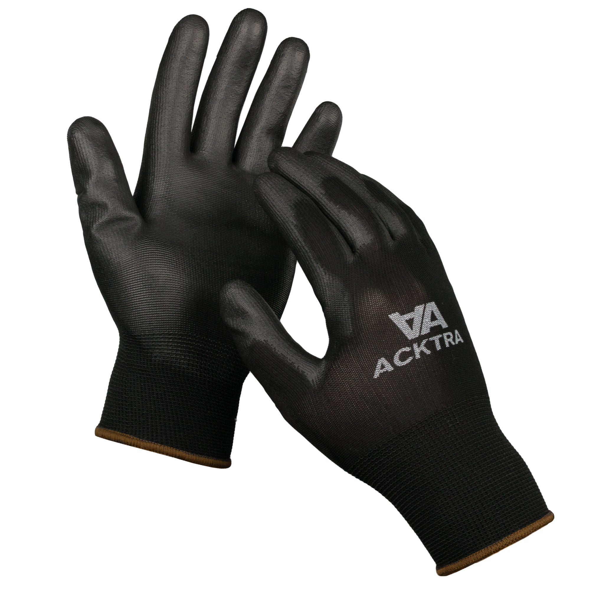 Htwon Work Gloves for men Ultra-Thin Coated Nitrile Foam Polyurethane Palm  Nylon Safety Gloves 