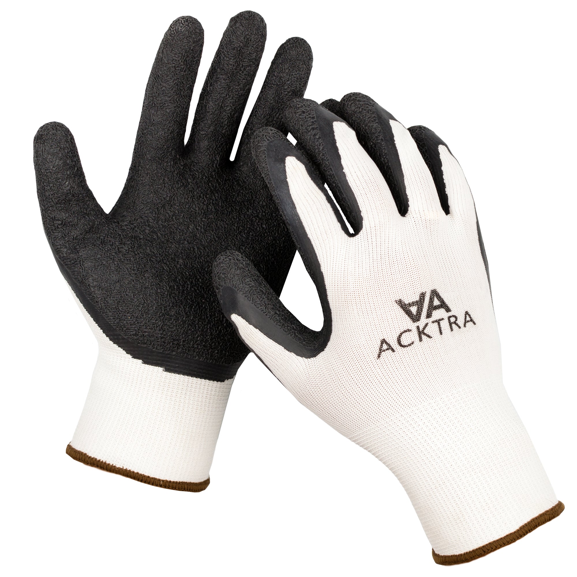 ATG Size XL (10) Nitrile Coated Nylon General Protection Work Gloves For  General Purpose, Palm & Fingers Coated, Knit Wrist Cuff, Full Fingered,  Gray/White, Paired 34-800/XL - 87310009 - Penn Tool Co., Inc